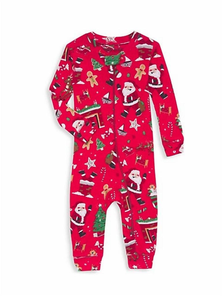 Books To Bed Books To Bed - Girl's Twas The Night Before Christmas Infant Coverall & Book Kit