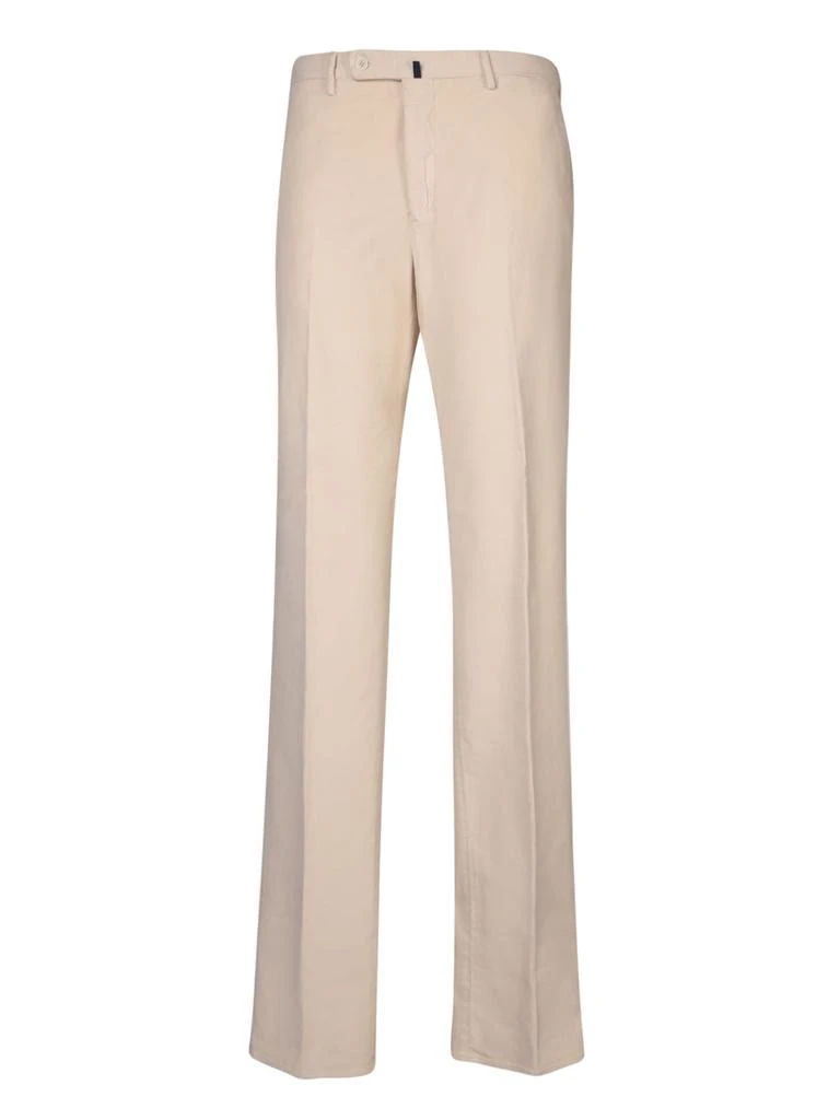 Incotex Ivory Ivory Corduroy Pants 1