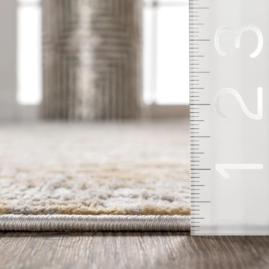 nuLOOM Emersyn Contemporary Textured Abstract Crosshatch Area Rug 3