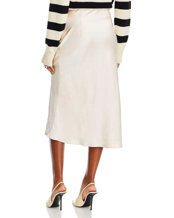 AQUA Midi Slip Skirt - Exclusive 3