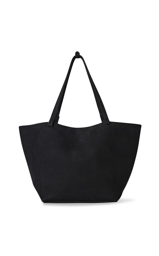 THE ROW 正規品/送料関税込み Round 90S Tote Bag Round '90s leather tote bag in black - The Row | Mytheresa