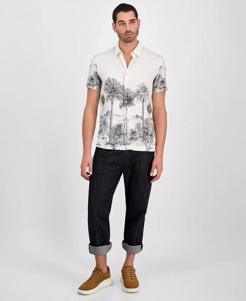 GUESS Men's Palm Canyon Short Sleeve Button-Front Shirt 2
