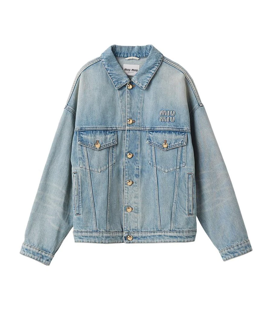 Miu Miu Oversized Denim Jacket 1