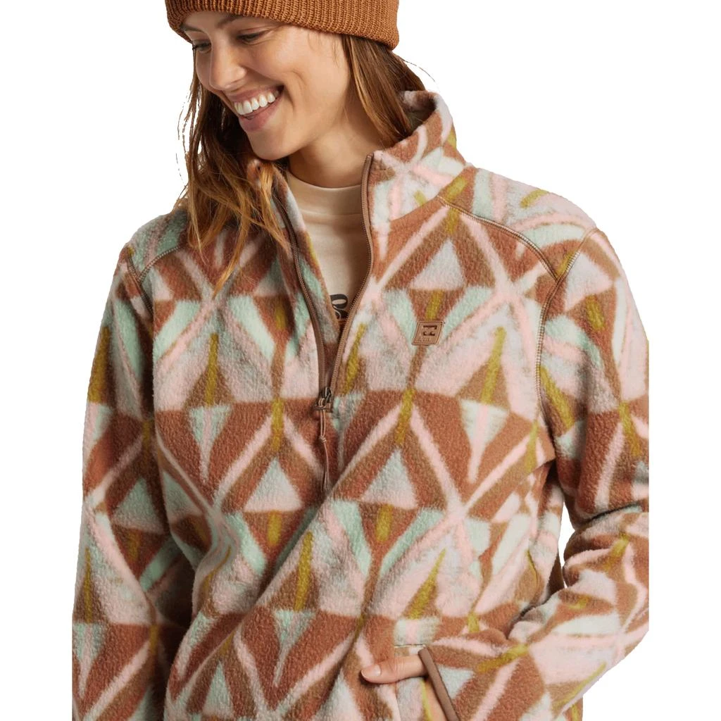 Billabong Billabong A/Div Boundary Mock 3 Half-Zip Pullover Sweatshirt - Women
s 5