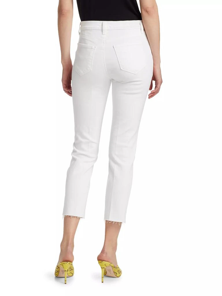 L'Agence Sada High-Rise Crop Slim Straight Jeans 5