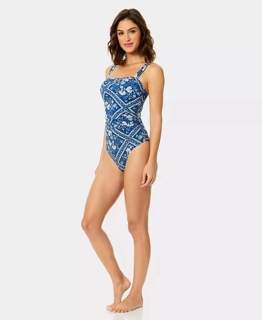 CeCe Women
s Square Neck One-Piece Swimsuit 2