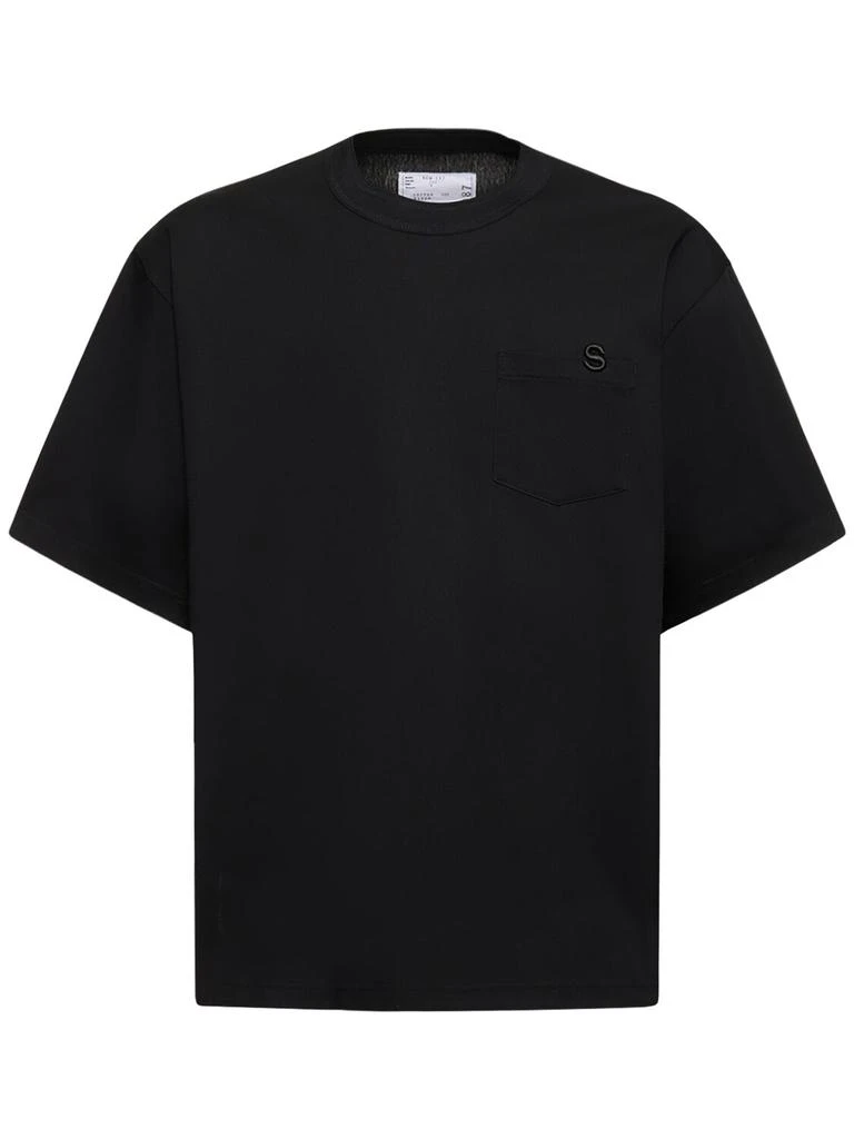 SACAI Cotton Jersey T-shirt 1