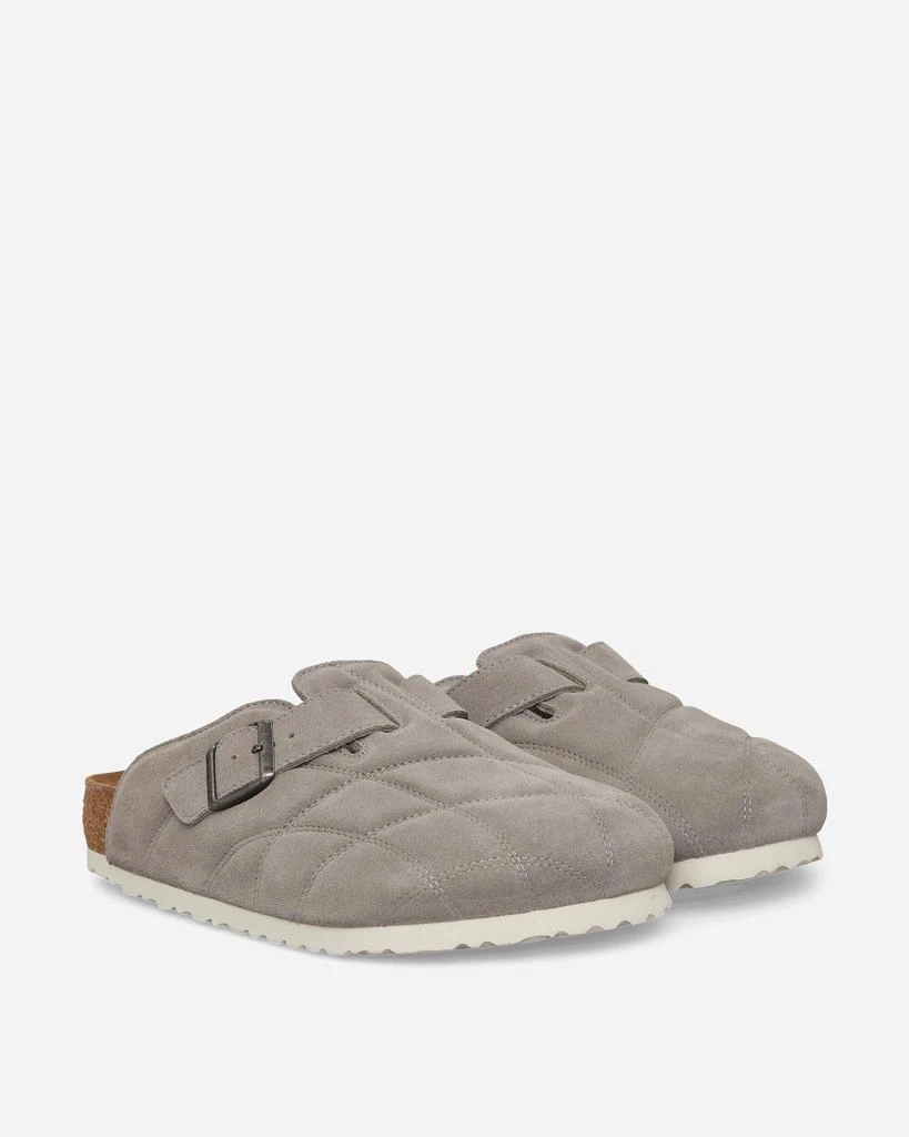 Birkenstock Boston Quilted Sandals Stone Coin 2