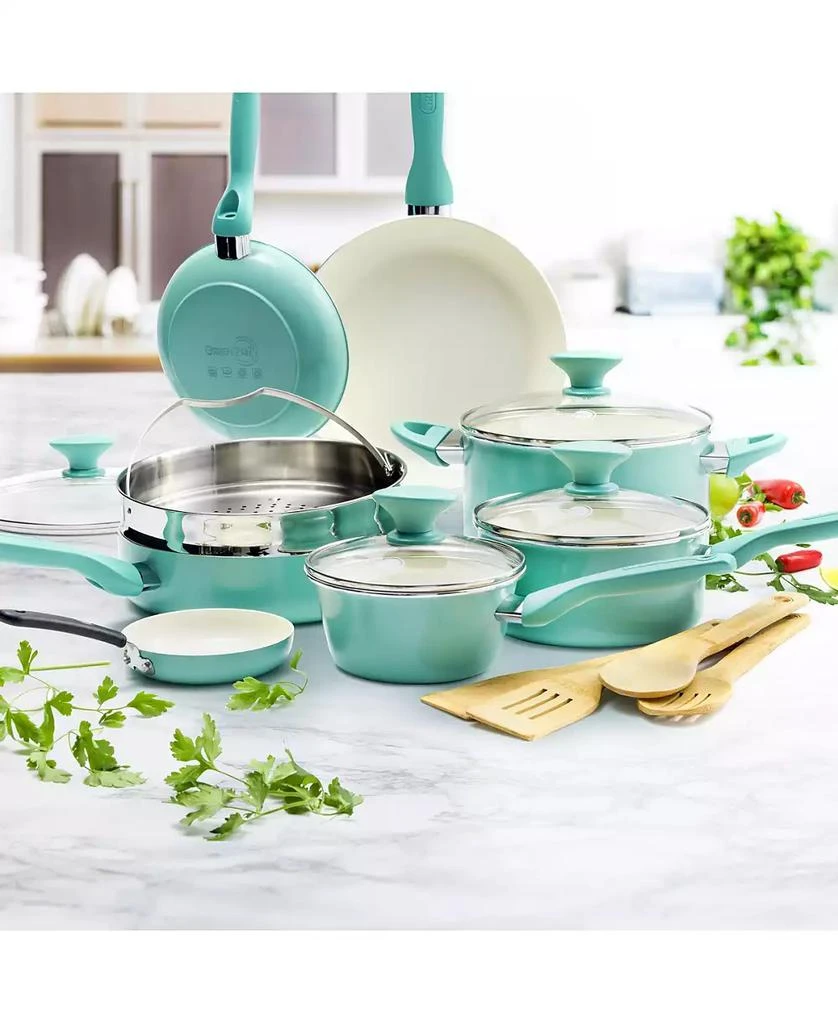 Greenpan Rio Ceramic Nonstick Cookware Set, 16 Piece 2