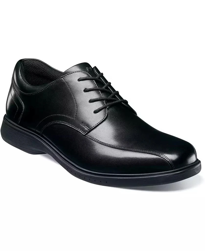 Nunn Bush Men's Kore Pro Bicycle Toe Oxford with Slip-Resistant Comfort Technology 1