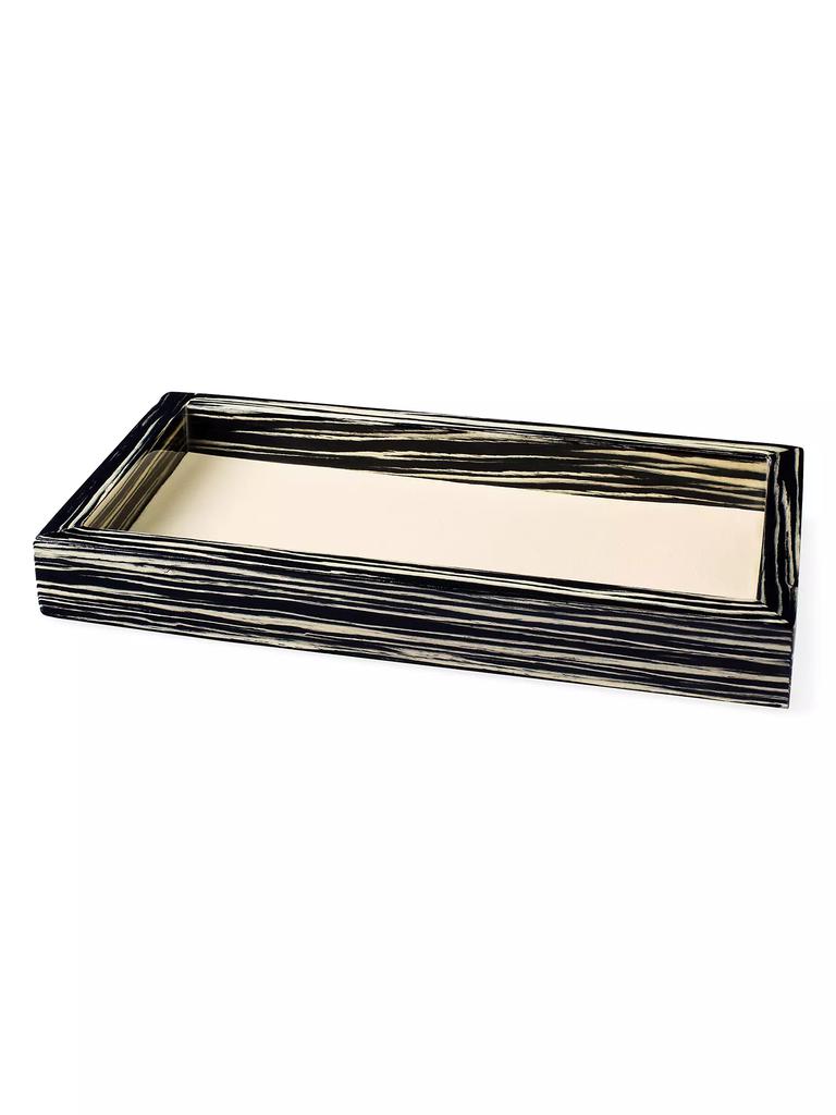 LADORADA Ebony Veneer Valet Tray