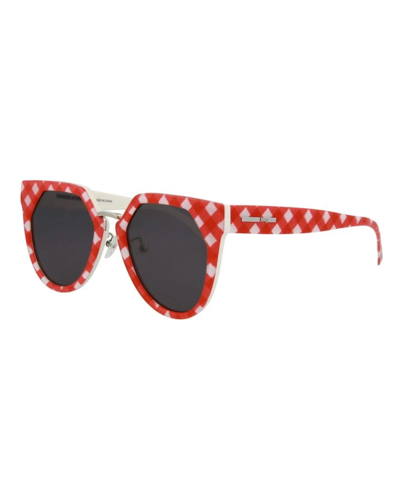 McQ by Alexander McQueen McQ Alexander McQueen Round-Frame Acetate Sunglasses 2