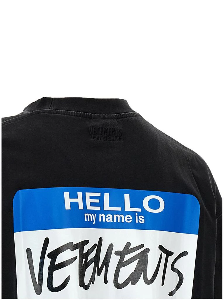 Vetements Vetements 'My Name Sticker' T-Shirt 4