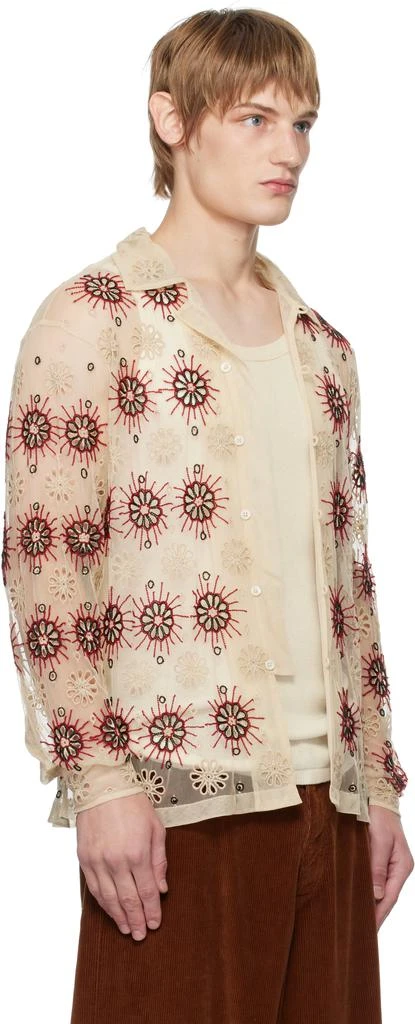 BODE Off-White Solarium Long Sleeve Shirt 2