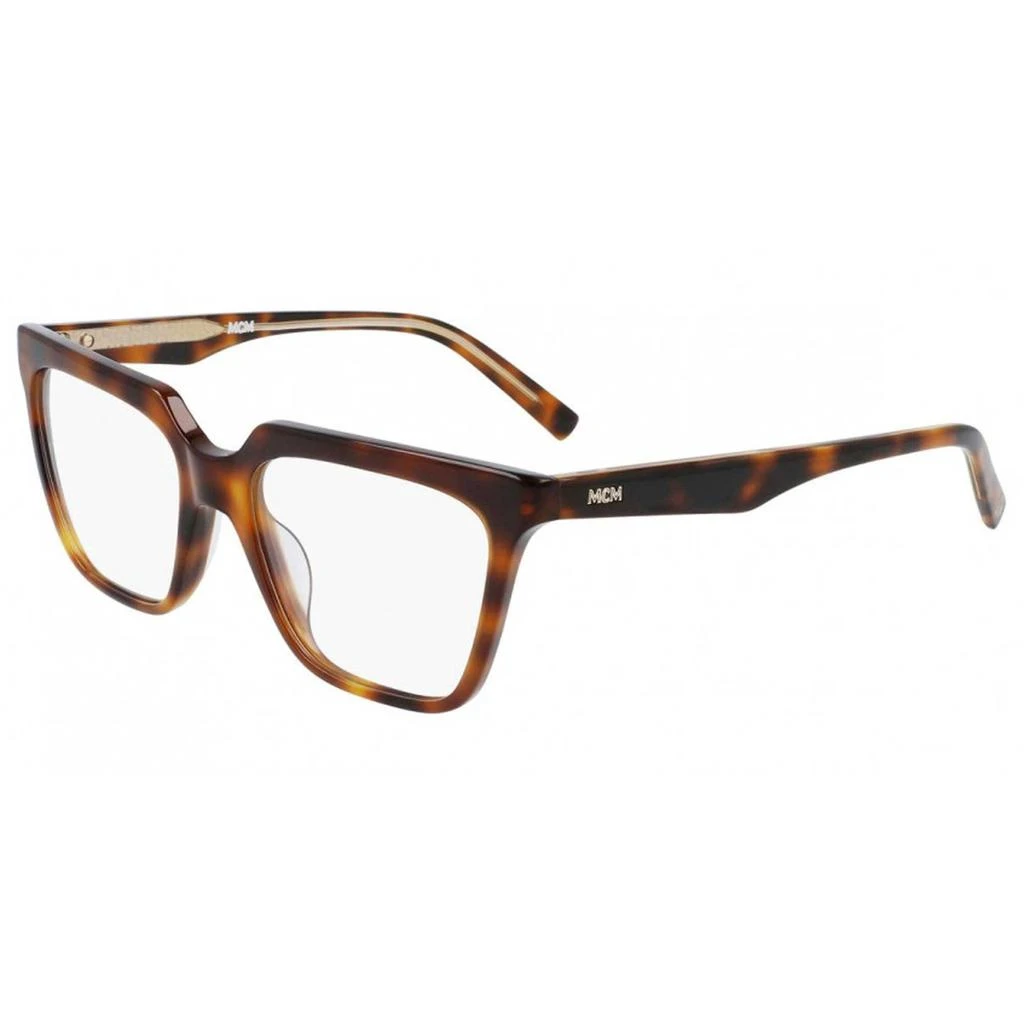 MCM MCM Women's Eyeglasses - Havana Square Full-Rim Zyl Frame Clear Lens | MCM2716 214 1