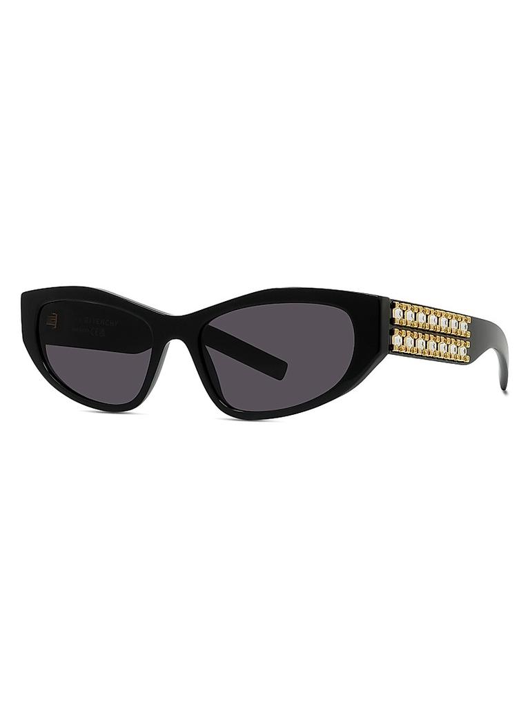 GIVENCHY キャットアイフレムサンクラス GV40102I 01A GIVENCHY キャットアイフレムサンクラス GV40102I 01A (GIVENCHY