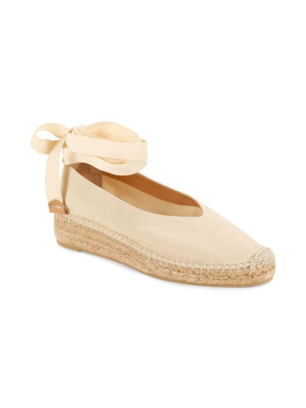CASTAÑER Ankle Ties Canvas Espadrilles 2