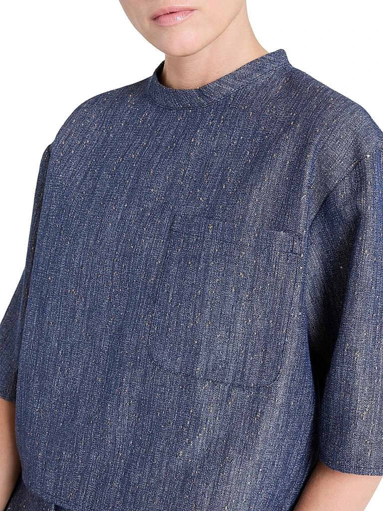 TWP Ex T Sequined Short-Sleeve Top 5