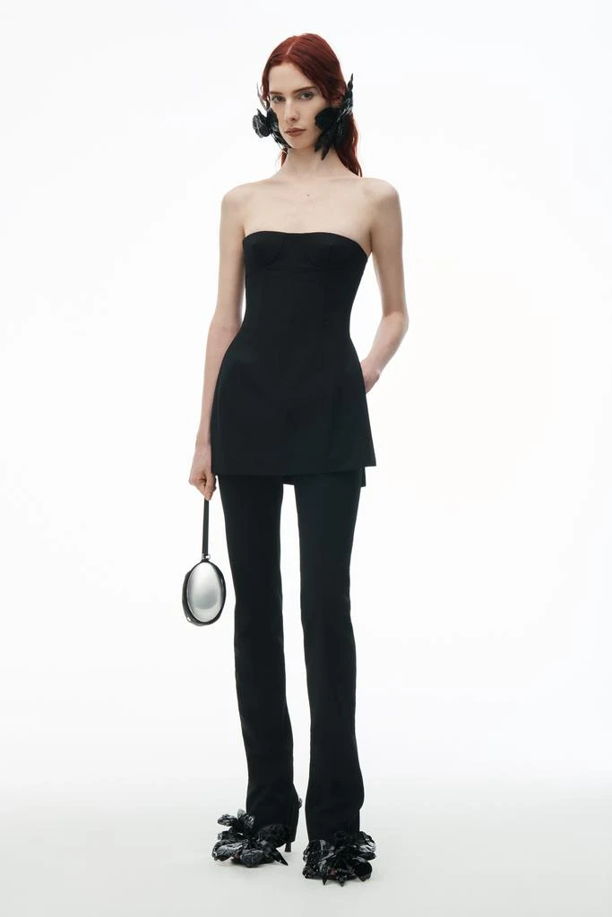 Alexander Wang Strapless Corset Top with Side Slits 6
