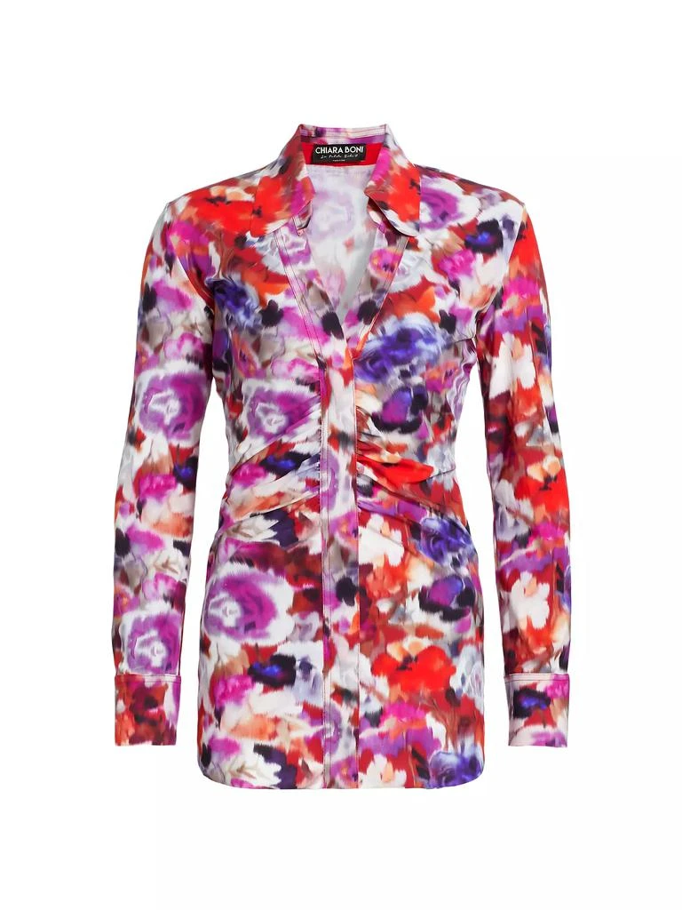 Chiara Boni Shohreh Floral Jersey Top 1