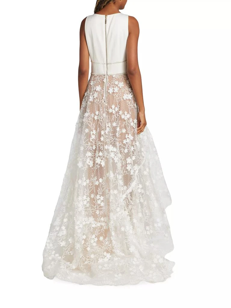 BRONX AND BANCO Fiona High-Low Lace Gown 5