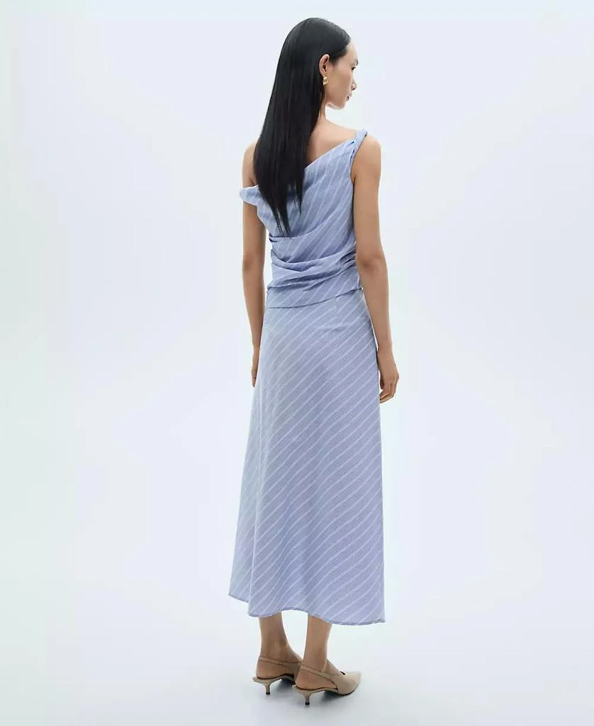 Mango Women's Striped Midi Skirt 6
