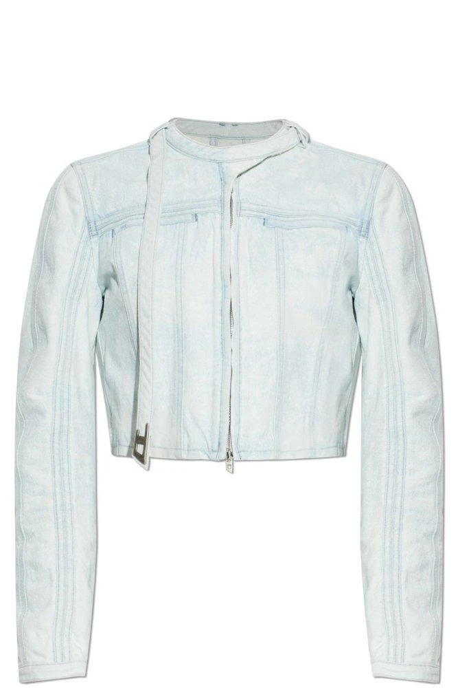 Diesel Diesel De Saphix Cropped Denim Jacket