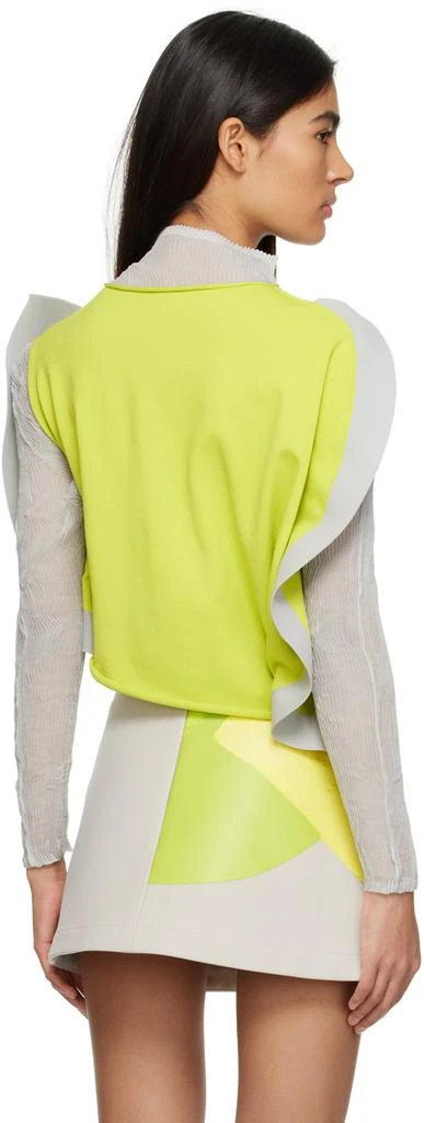 Issey Miyake Yellow Rim Tank Top 3