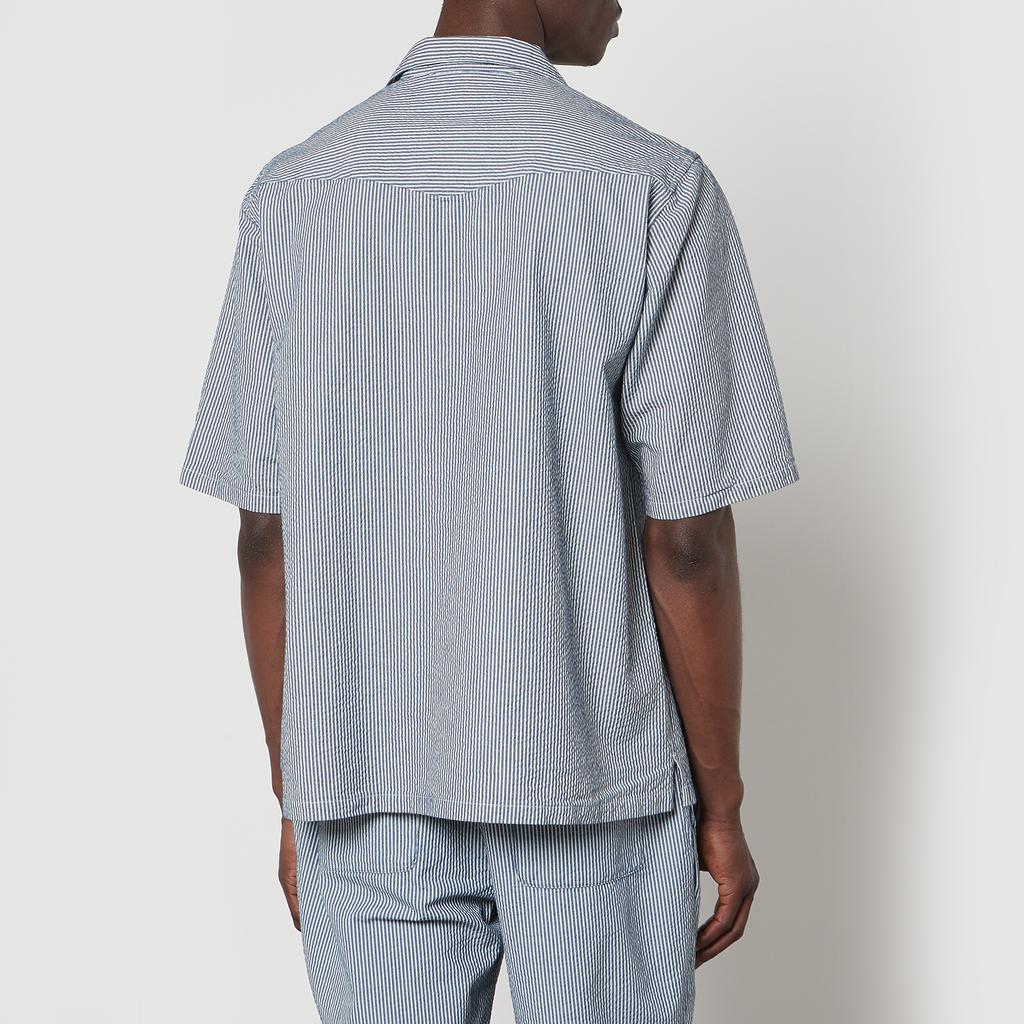 Officine Générale Officine Générale Eren Cotton-Seersucker Shirt