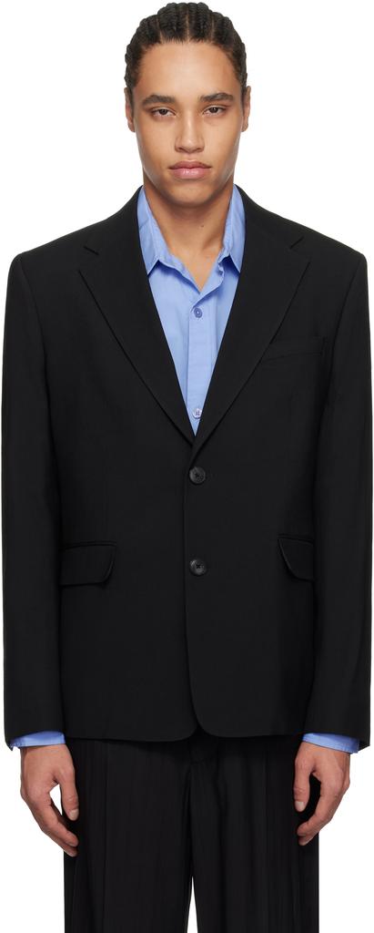 mfpen Black Single Breasted Blazer