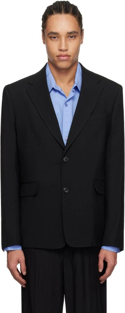 mfpen Black Single Breasted Blazer 1