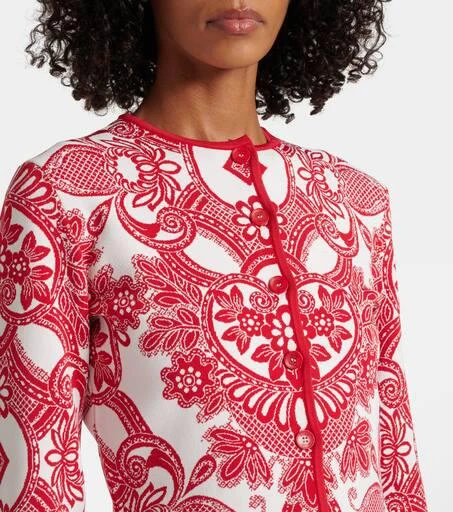 ETRO Paisley cropped cardigan 4