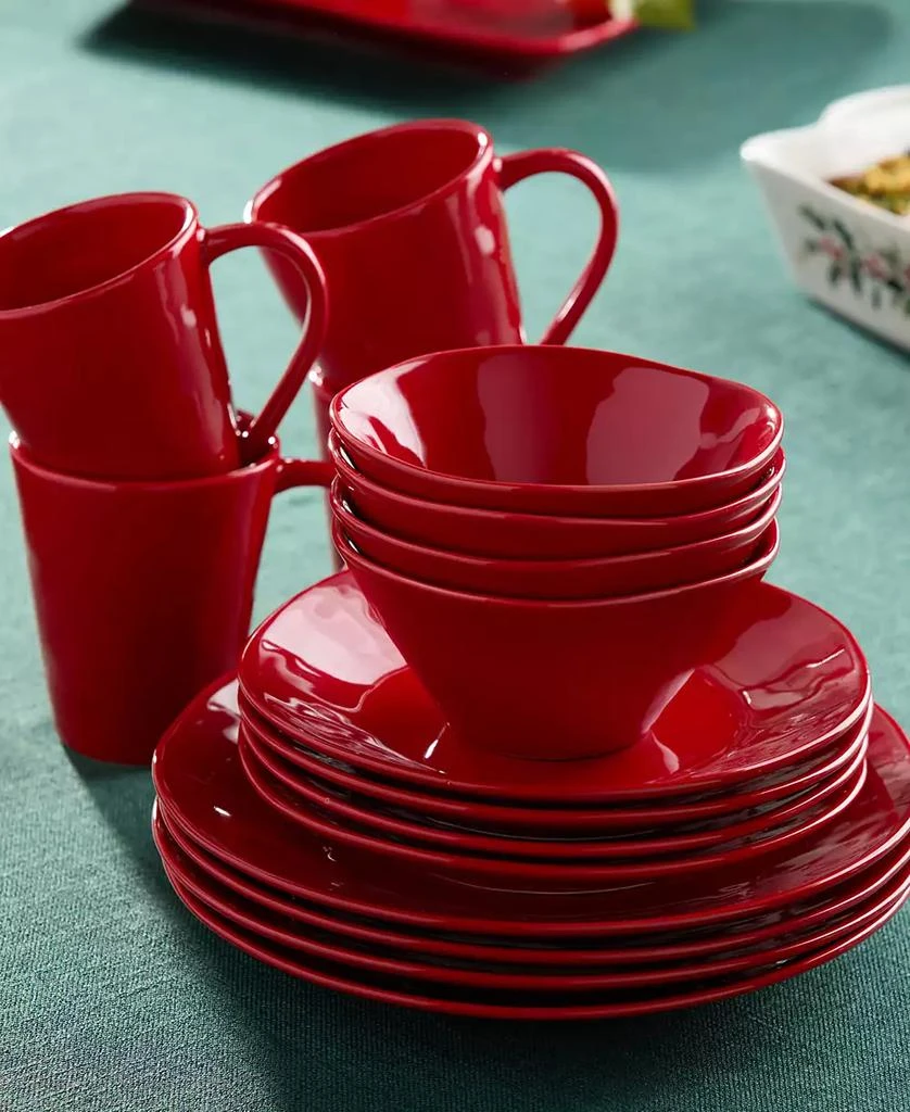 Certified International Berry Red Christmas 16-Pc. Dinnerware Set, Service for 4 2