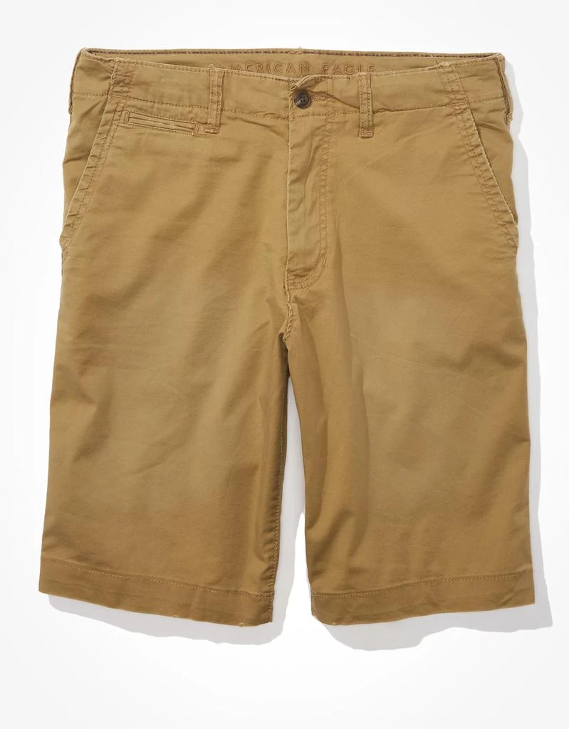 AE AE Flex 12" Longer Length Lived-In Khaki Short 3