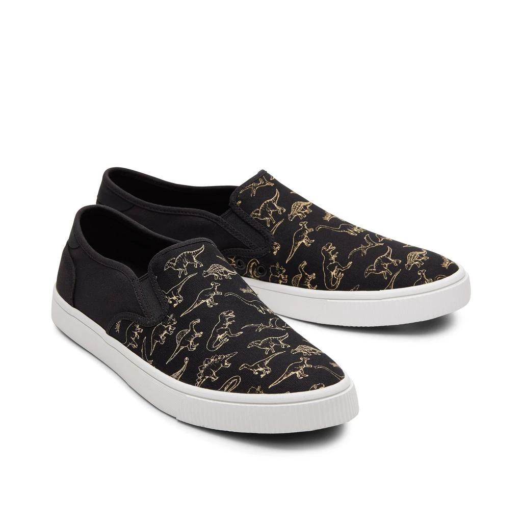 TOMS Shoes Baja Glow-in-the-Dark Dinosaur Slip On Sneaker 2