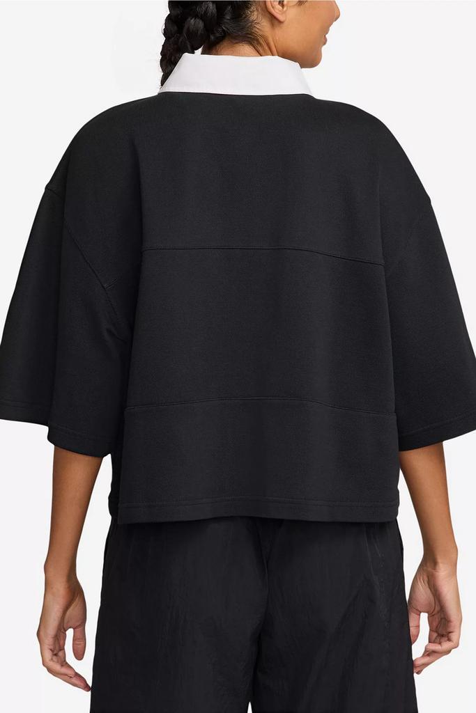 NIKE Nike Sportswear Oversized Short Sleeve Polo Top
