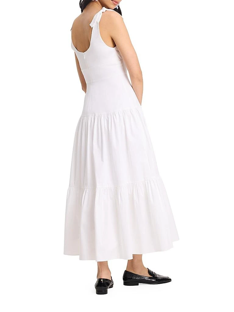 Kate Spade Newport Cotton Poplin Tiered Midi-Dress 4