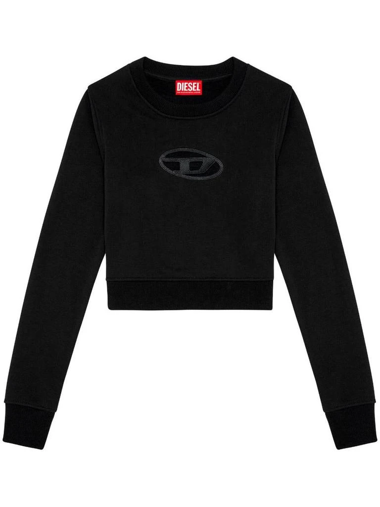 Diesel Diesel Oval-D Cotton Blend Sweatshirt 1