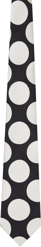 Comme des Garcons Black & White Polka Dot Tie 1