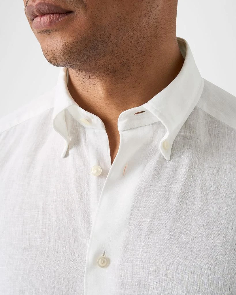 Eton Men's Signature Linen Contemporary Fit Short-Sleeve Shirt 4