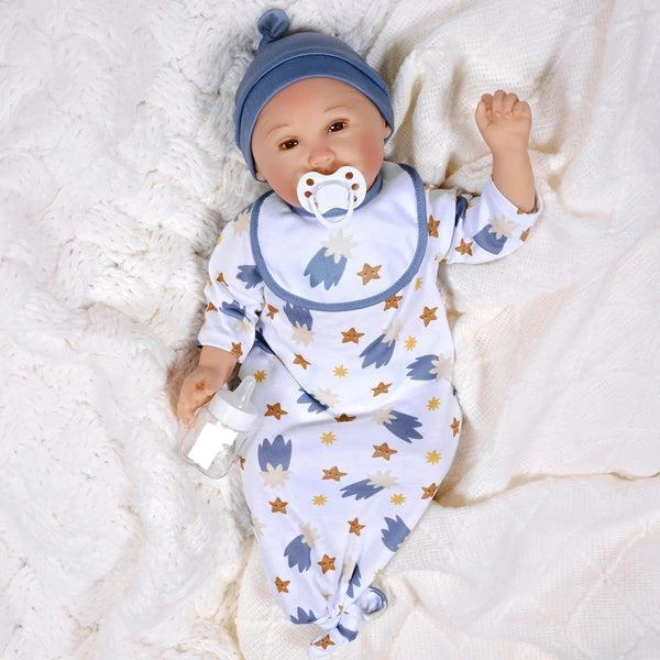 Mayra Garza Paradise Galleries Reborn Baby Doll - My Sleepy Star,  Designer's Doll Collections, Includes Gown, Beanie, Bib, Pacifier, Doll Baby Bottle 2