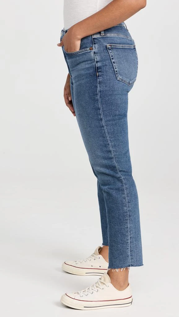 Re/Done High Rise Comfort Stretch Stove Pipe Jeans 8