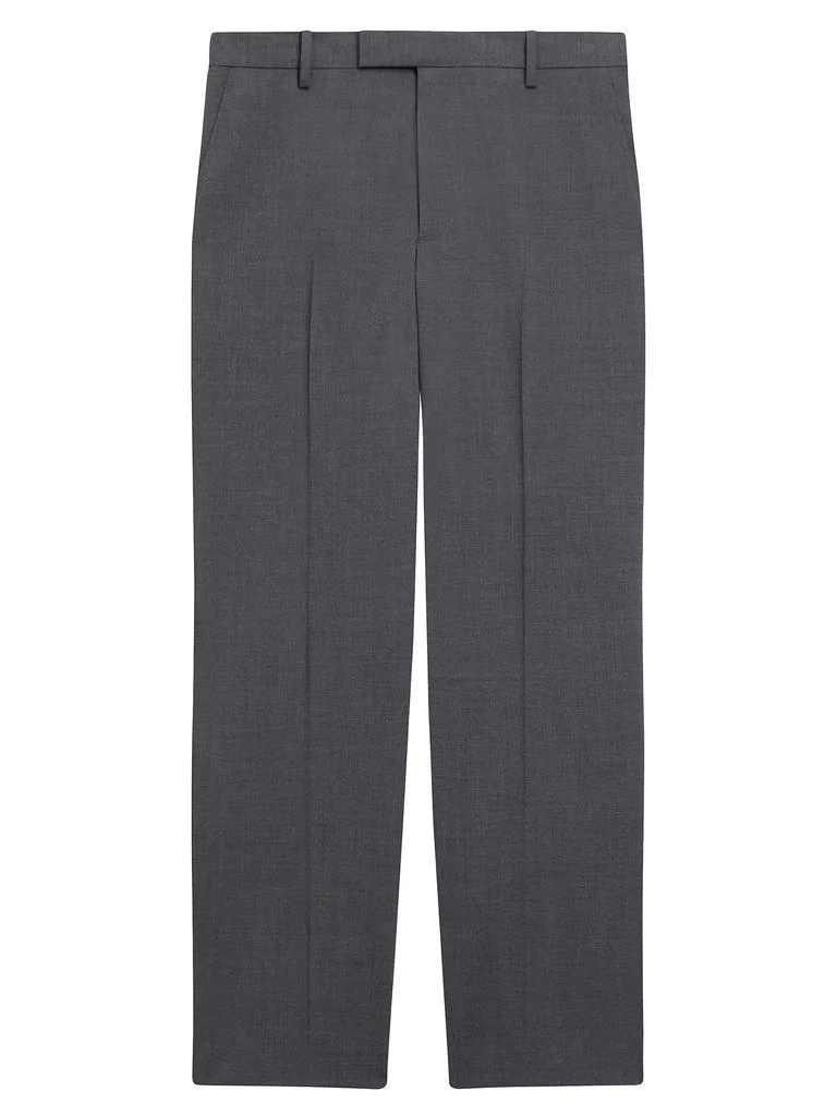 Theory Stretch-Wool Straight-Leg Suit Pants 1