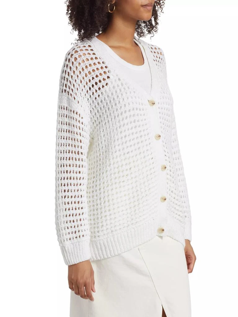 Naadam Luxe Cotton Pointelle Cardigan 4