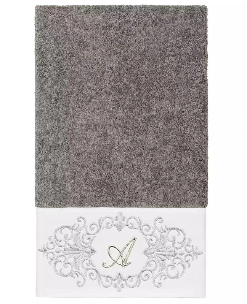 Linum Home Textiles Turkish Cotton Monica Embellished Towel 3 Piece Set - White 2