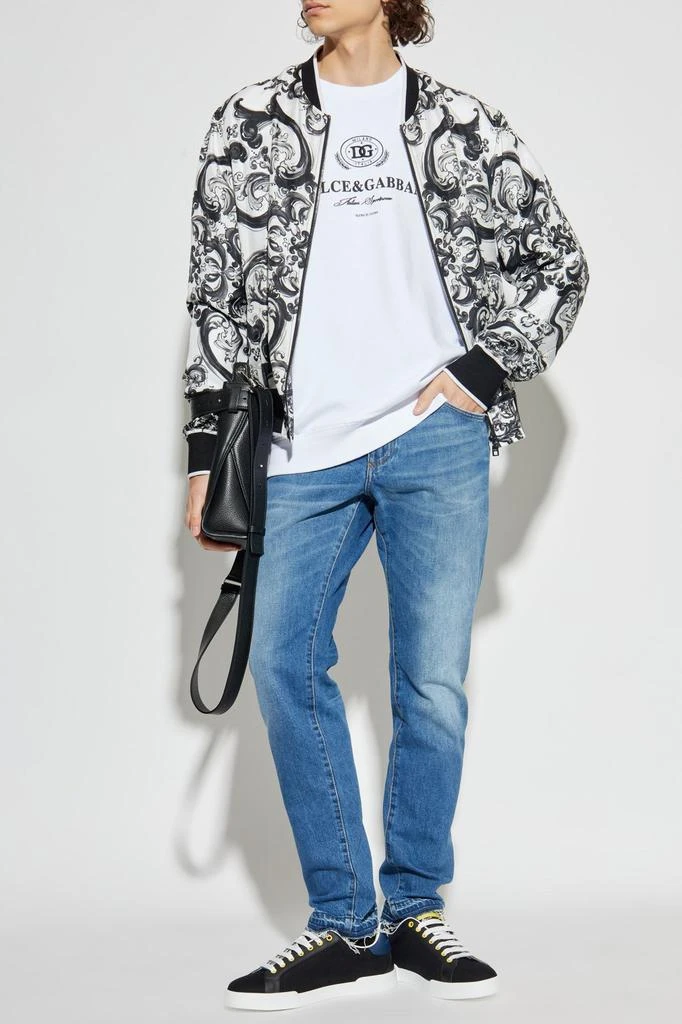 Dolce 
Gabbana Dolce 
Gabbana Logo Plaque Slim Fit Jeans 4