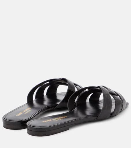 Yves Saint Laurent Tribute Nu Pieds 05 leather slides 3