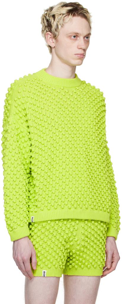 Bonsai Green Bobbles Sweater