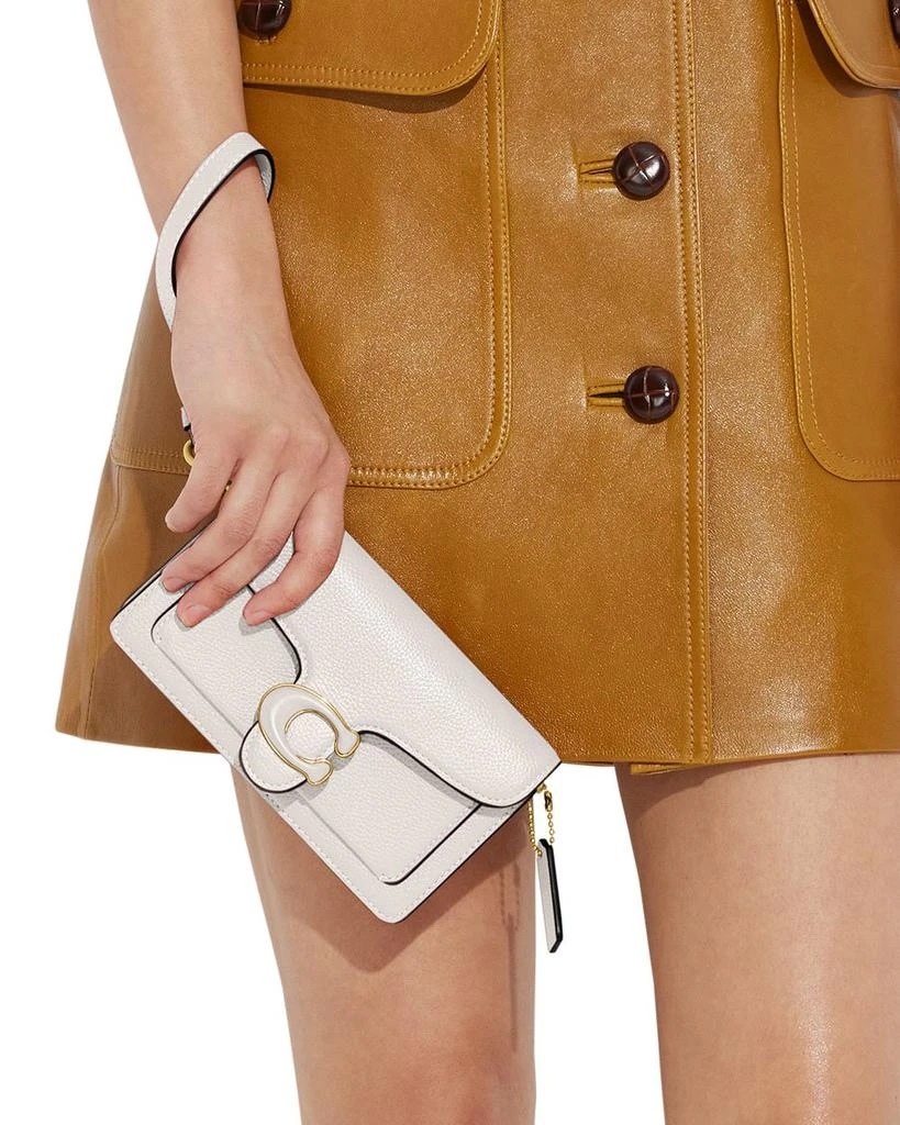 Coach Tabby Pebbled Wristlet 3