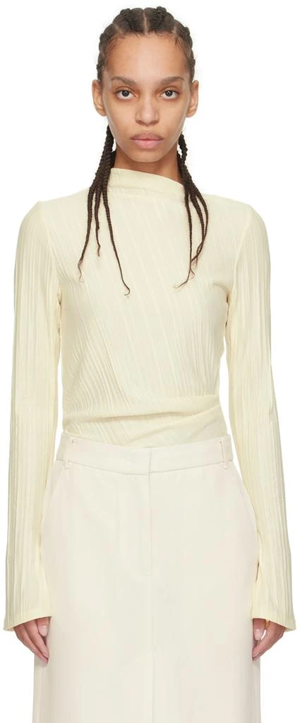 CAMILLA AND MARC Yellow Alto Long Sleeve T-Shirt 1